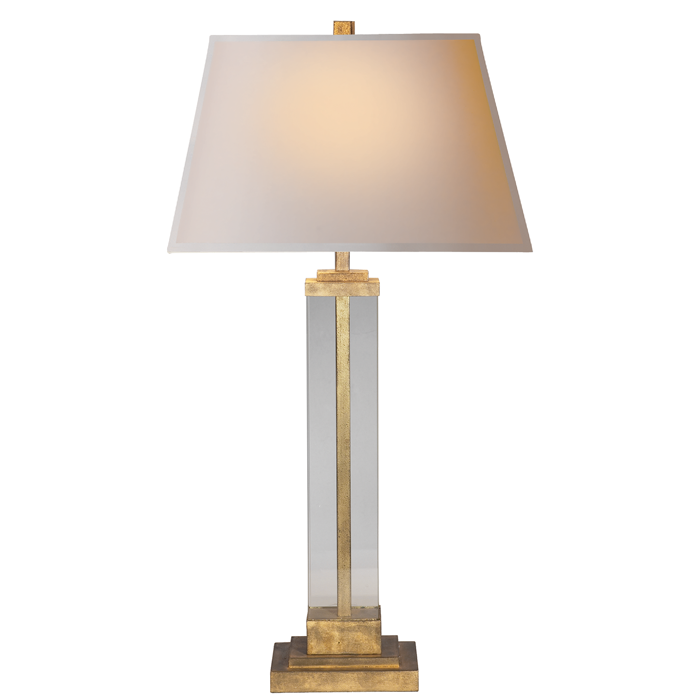 Wright Table Lamp - Gilded Iron Finish