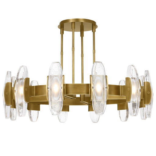 Wythe X-Large Chandelier - Plated Brass Finish