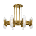 Load image into Gallery viewer, Wythe Large Chandelier - Plated Brass Finish
