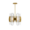 Load image into Gallery viewer, Wythe Small Chandelier - Plated Brass Finish
