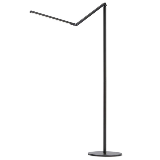 Z-Bar LED Floor Lamp - Metallic Black Finish