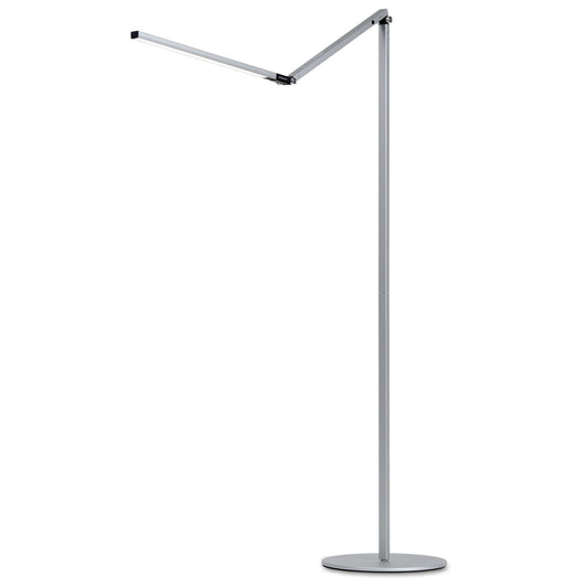 Z-Bar LED Floor Lamp - Silver Finish