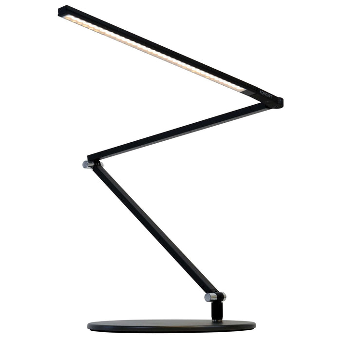 Z-Bar Slim LED Desk Lamp - Metallic Black Finish