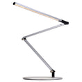 Load image into Gallery viewer, Z-Bar Slim LED Desk Lamp - Silver Finish
