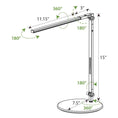 Load image into Gallery viewer, Z-Bar Solo Mini LED Desk Lamp - Diagram
