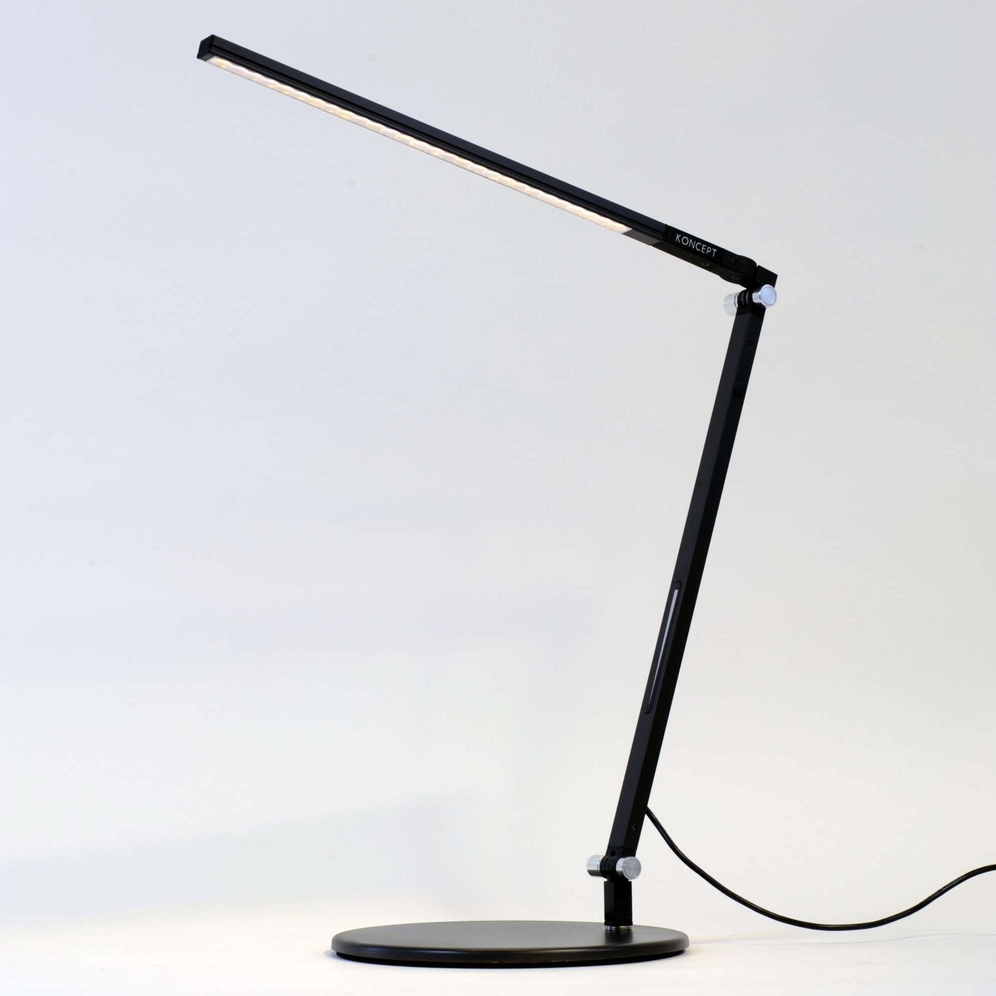 Z-Bar Solo Mini LED Desk Lamp - Metallic Black Finish