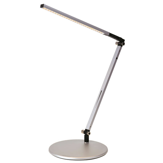 Z-Bar Solo Mini LED Desk Lamp - Silver Finish