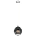 Load image into Gallery viewer, Zin Large Mini Pendant - Chrome & Smoke
