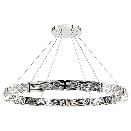 Zela 48" LED Chandelier - Polished Nickel Finish