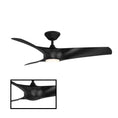 Load image into Gallery viewer, Zephyr 52" LED Smart Ceiling Fan - Matte Black Finish
