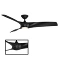 Load image into Gallery viewer, Zephyr 62" LED Smart Ceiling Fan - Matte Black Finish
