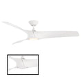 Load image into Gallery viewer, Zephyr 62" LED Smart Ceiling Fan - Matte White Finish
