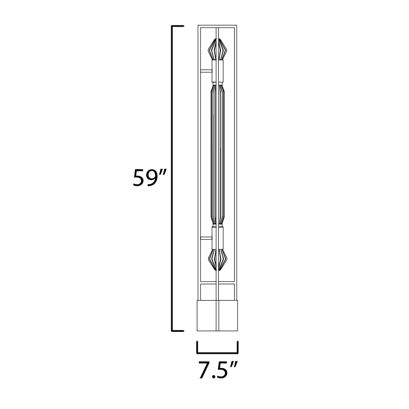 Zeppelin LED Floor Lamp Diagram