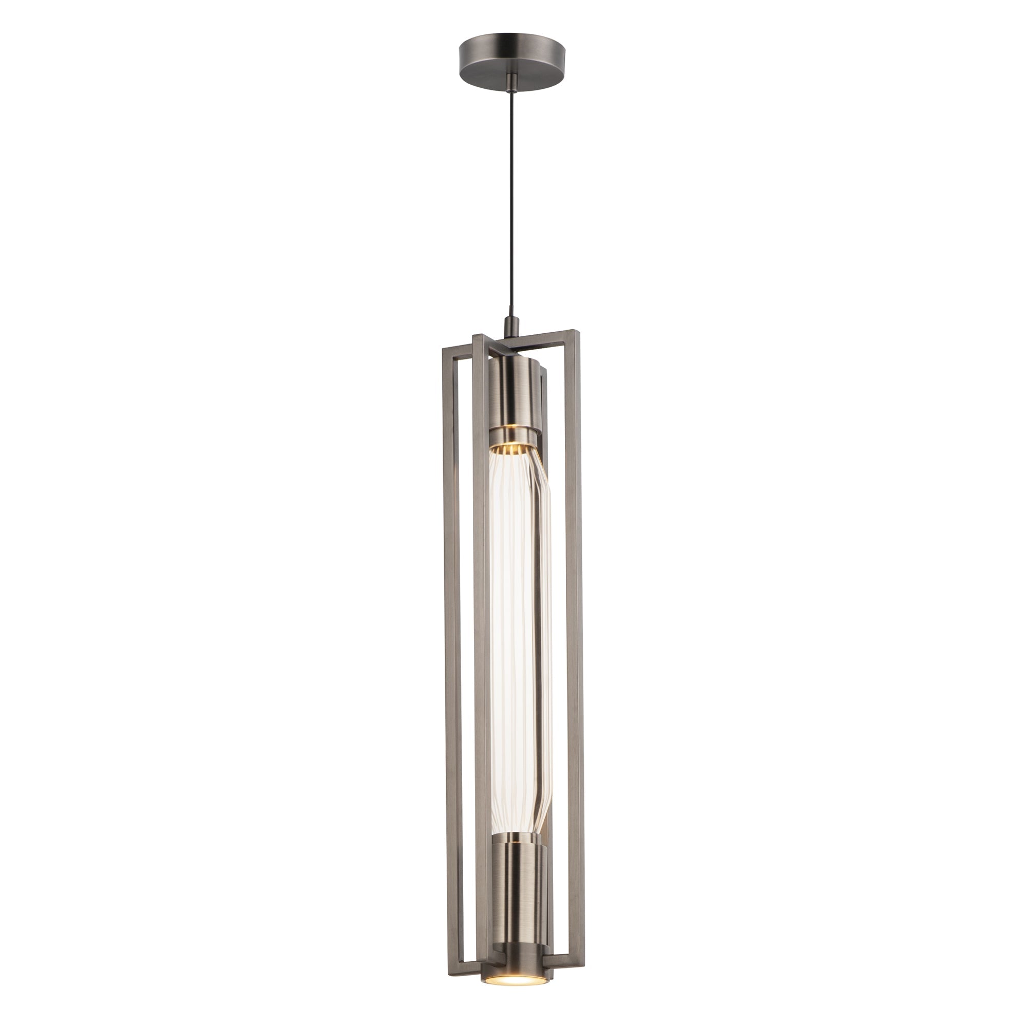 Zeppelin Large LED Pendant Gunmetal Finish