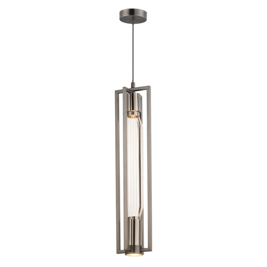 Zeppelin Large LED Pendant Gunmetal Finish