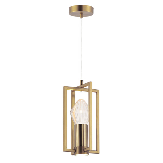 Zeppelin Small LED Pendant Heritage Finish