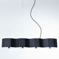 Load image into Gallery viewer, Zhe 4 Piece Pendant Light - Matte Black Finish
