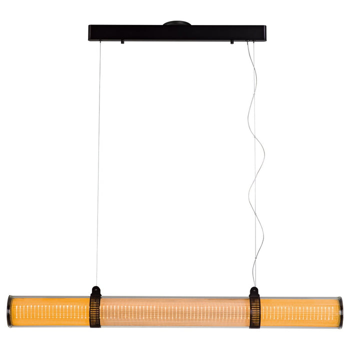 Zhu 49.2" Linear Suspension - Deep Taupe Finish