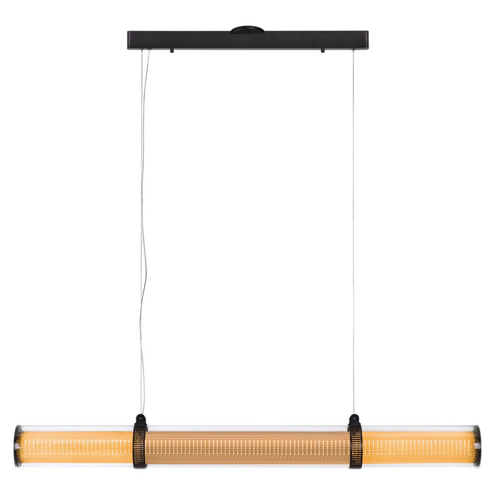 Zhu 59" Linear Suspension - Deep Taupe Finish