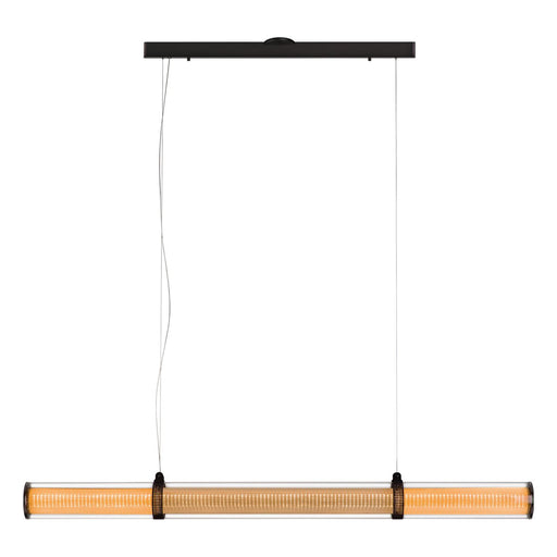 Zhu 74.8" Linear Suspension - Deep Taupe Finish