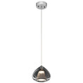 Load image into Gallery viewer, Zin Small Mini Pendant - Chrome & Smoke
