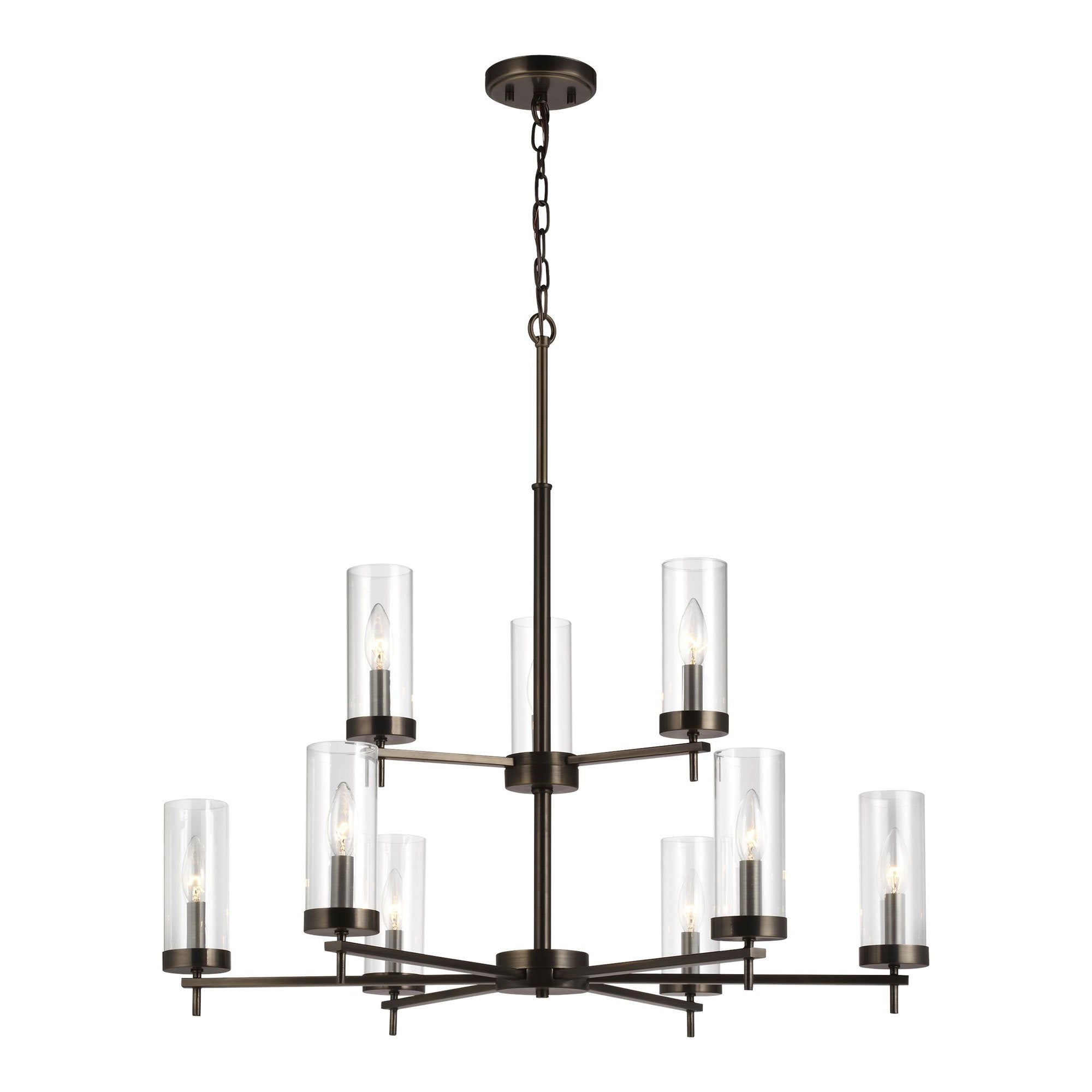 Zire 2-Tier Chandelier - Brushed Oil Rubbed Bronze Finish