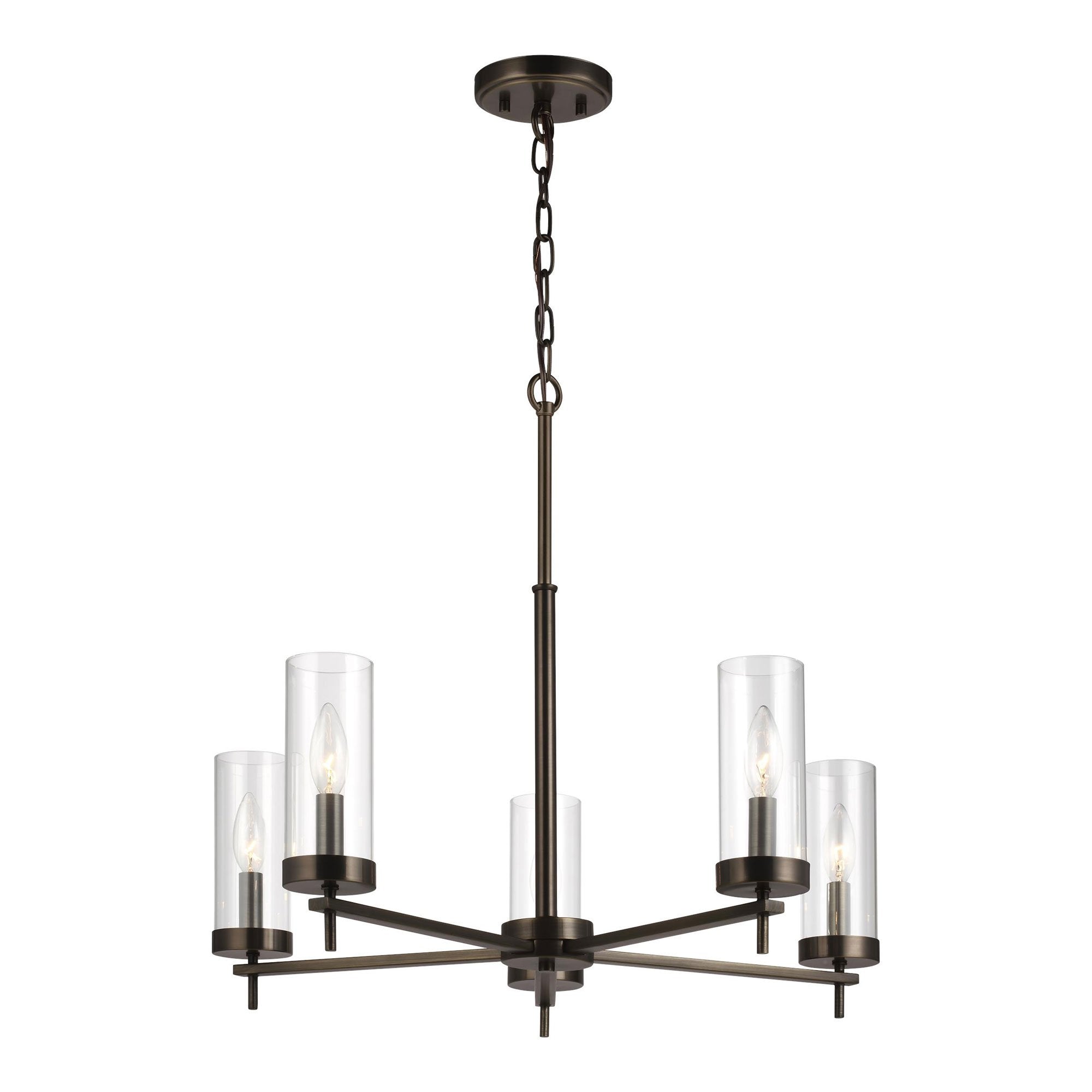 Zire 5-Light Chandelier - Brushed Oil Rubbed Bronze Finish