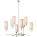 Load image into Gallery viewer, Ziyi Large Chandelier - Polished Nickel Finish
