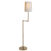 Ziyi Pivoting Floor Lamp - Hand-Rubbed Antique Brass