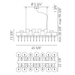 Axolight Spillray 26 LED Linear Suspension