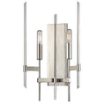 Load image into Gallery viewer, Bari Two Light Wall Sconce - Polished Nickel Finish
