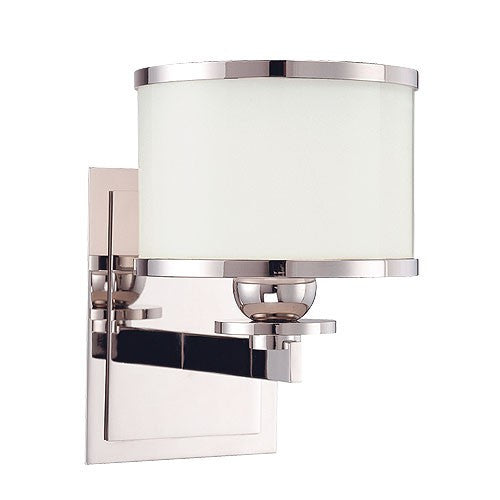 Basking Ridge Wall Sconce - Polished Nickel Finish