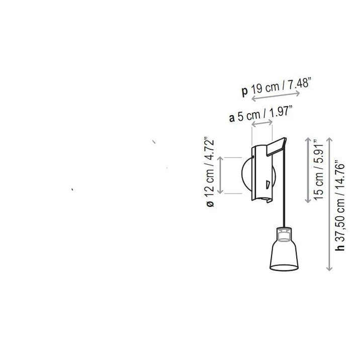 Bover Drip Hanging Wall Light