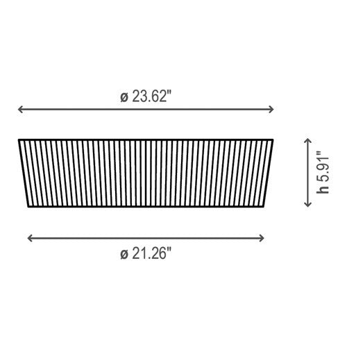 Bover Plafonet 60 Fonda Europa Ceiling Light