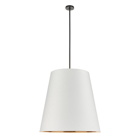 Calor 30" Pendant - White/Urban Bronze Finish