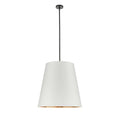 Load image into Gallery viewer, Calor 25" Pendant - White/Urban Bronze Finish
