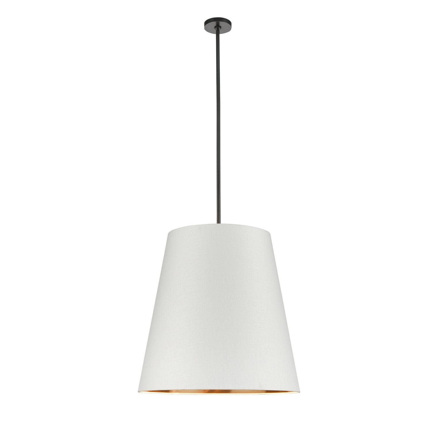 Calor 25" Pendant - White/Urban Bronze Finish