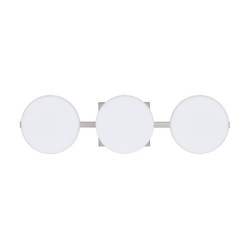 Ciro Three Light Bath Bar - Satin Nickel Finish