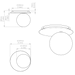 Contardi Emma Semi-Flushmount