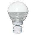 Load image into Gallery viewer, 3061 Series Outdoor Post Light - White Finish Clear Glass
