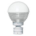 3061 Series Outdoor Post Light - White Finish Clear Glass