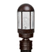 3151 Series Outdoor Post Light - Bronze Finish Clear Glass