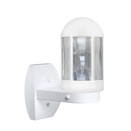 3151 Series Outdoor Wall Sconce - White Finish Clear Glass
