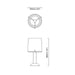 CTO Lighting Acropolis Table Lamp