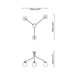 CTO Lighting Array Mini Opal Semi Pendant