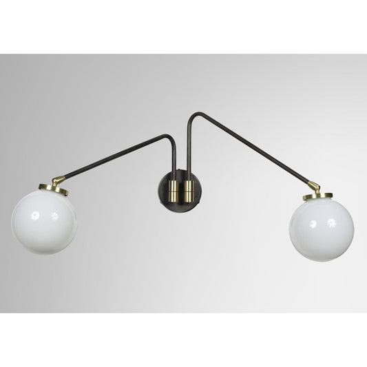 CTO Lighting Array Opal Twin Wall Sconce