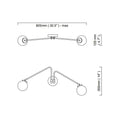 Load image into Gallery viewer, CTO Lighting Array Opal Twin Wall Sconce
