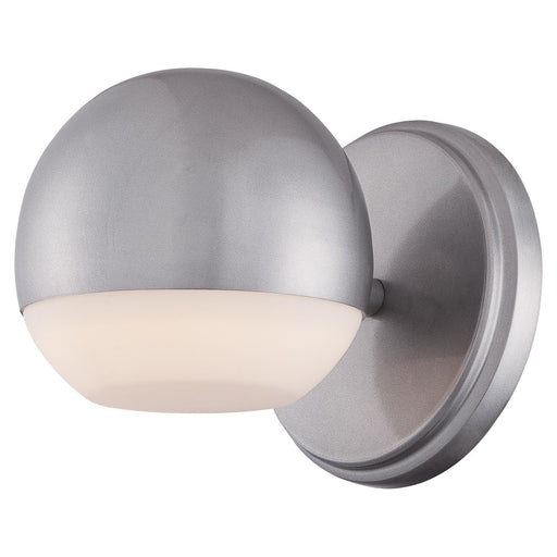 Droplet LED Outdoor Wall Sconce - Silver Dust Finish