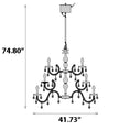 Load image into Gallery viewer, Drylight 24 Light Outdoor Chandelier
