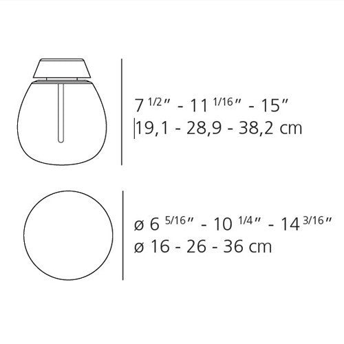 Empatia Wall/Ceiling Light - Diagram